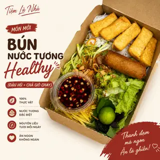Bún nước tương Healthy - 40.000 ₫ tại Bún Mắm Nêm, Bún Nước Tương - Tiệm Là Nhà Quận 1 - Trần Đình Xu