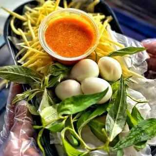 Hình ảnh Bánh tráng chấm bơ béo