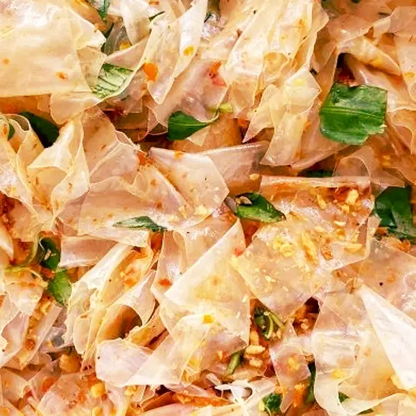 Bánh tráng sợi trộn bơ tỏi - 28.000 ₫ tại Ny & Nu - Bánh Tráng Trộn - Phan Đăng Lưu