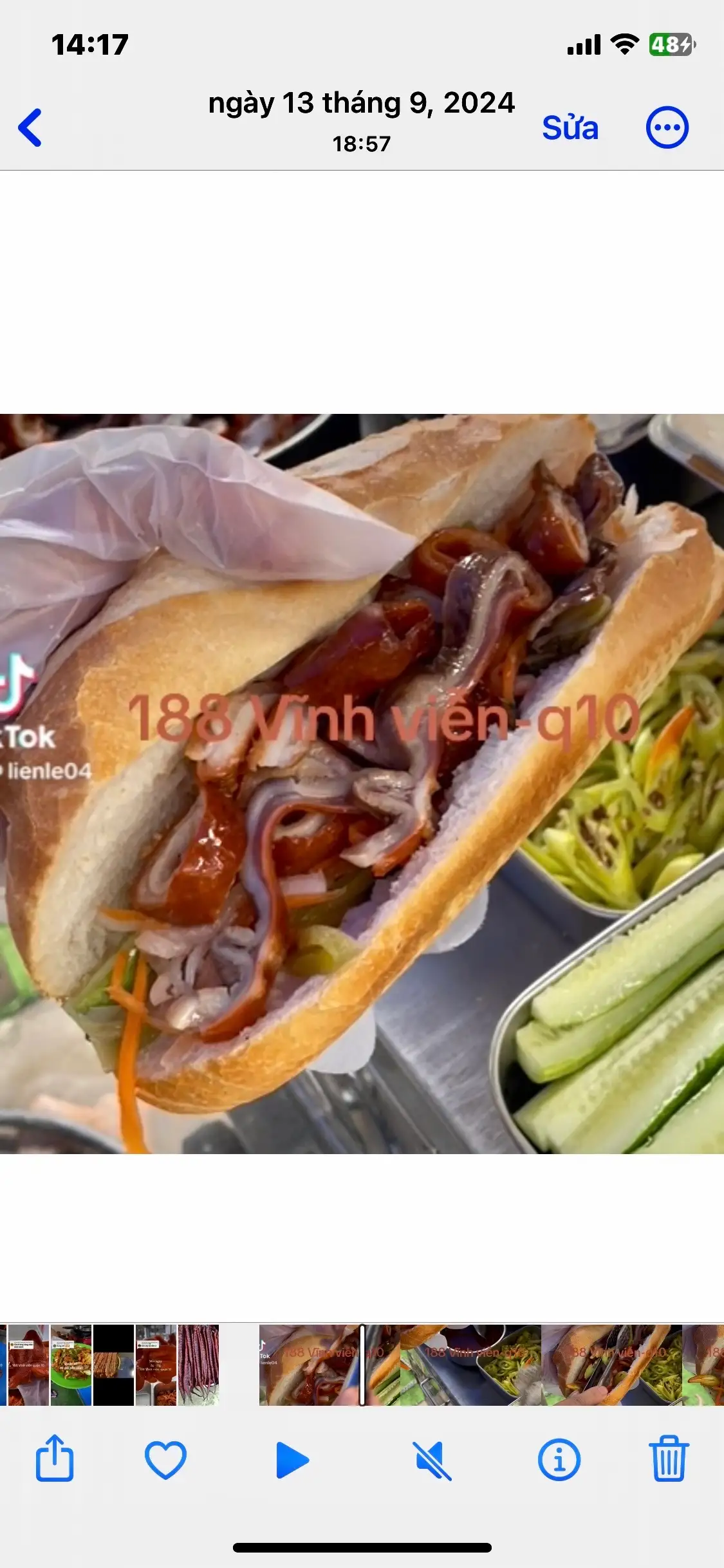 Bánh mì phá lấu đặc biệt - 35.000 ₫ tại Bánh Mì Phá Lấu 188 - Vĩnh Viễn