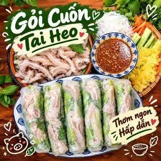 Hình ảnh Gỏi Cuốn Tai Heo
