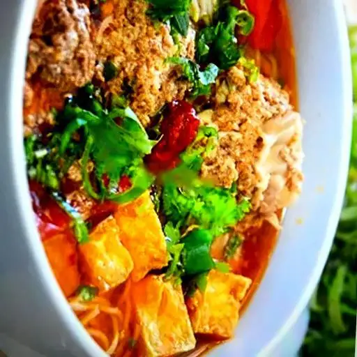 Bún riêu chay - 28.000 ₫ tại Cơm Chay Thiên Nhiên - Nguyễn Thị Kiểu