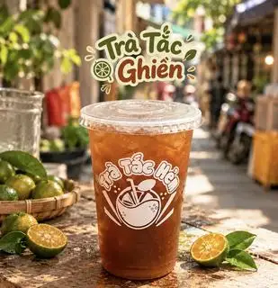 Hình ảnh Trà Tắc siêu ghiền ly 1 lít