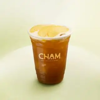 Trà Oolong Đào - 58.000 ₫ tại CHẠM Đà Lạt - Kem Bơ, Sinh Tố Bơ Healthy & Cafe - Hoa Hồng