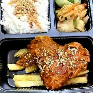 Hình ảnh Cơm cánh gà sốt BBQ