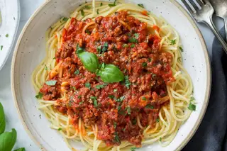 Hình ảnh Mì spaghetti sốt bò băm