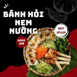 Bánh hỏi nem nướng phần 2 người - 145.000 ₫ tại Tứ Hòa - Bánh Tráng Cuốn Thịt Heo - Nguyễn Gia Trí