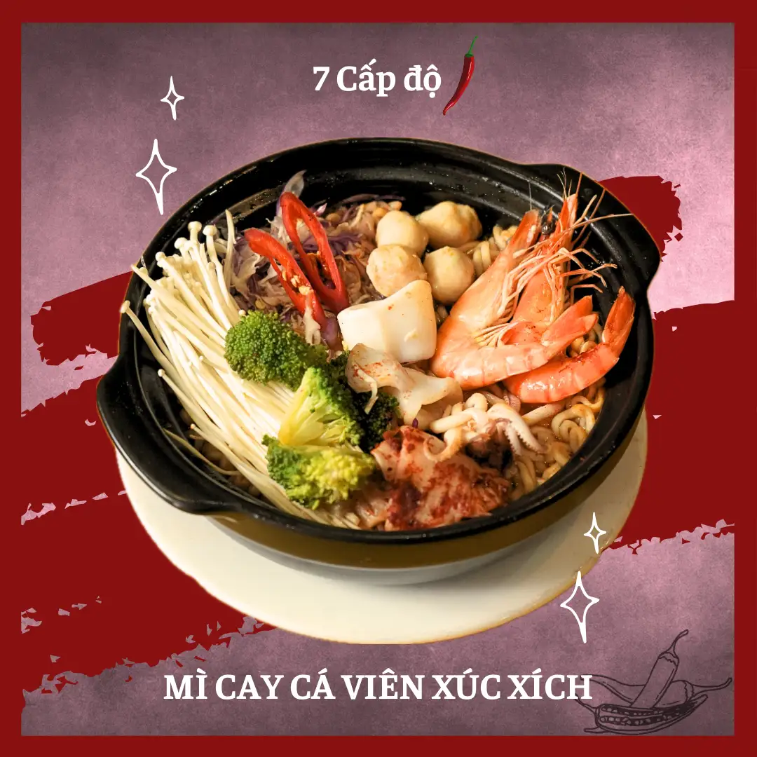 MÌ CAY TADA - 60.000 ₫ tại Mì Cay & Trà Sữa Thạch Đà - Lê Văn Thọ