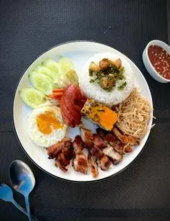 Combo Ngũ Vị – Ba Rọi Nướng Lửa Than - 129.000 ₫ tại Nấm - Cơm Sườn Bì Chả - Ngô Tất Tố