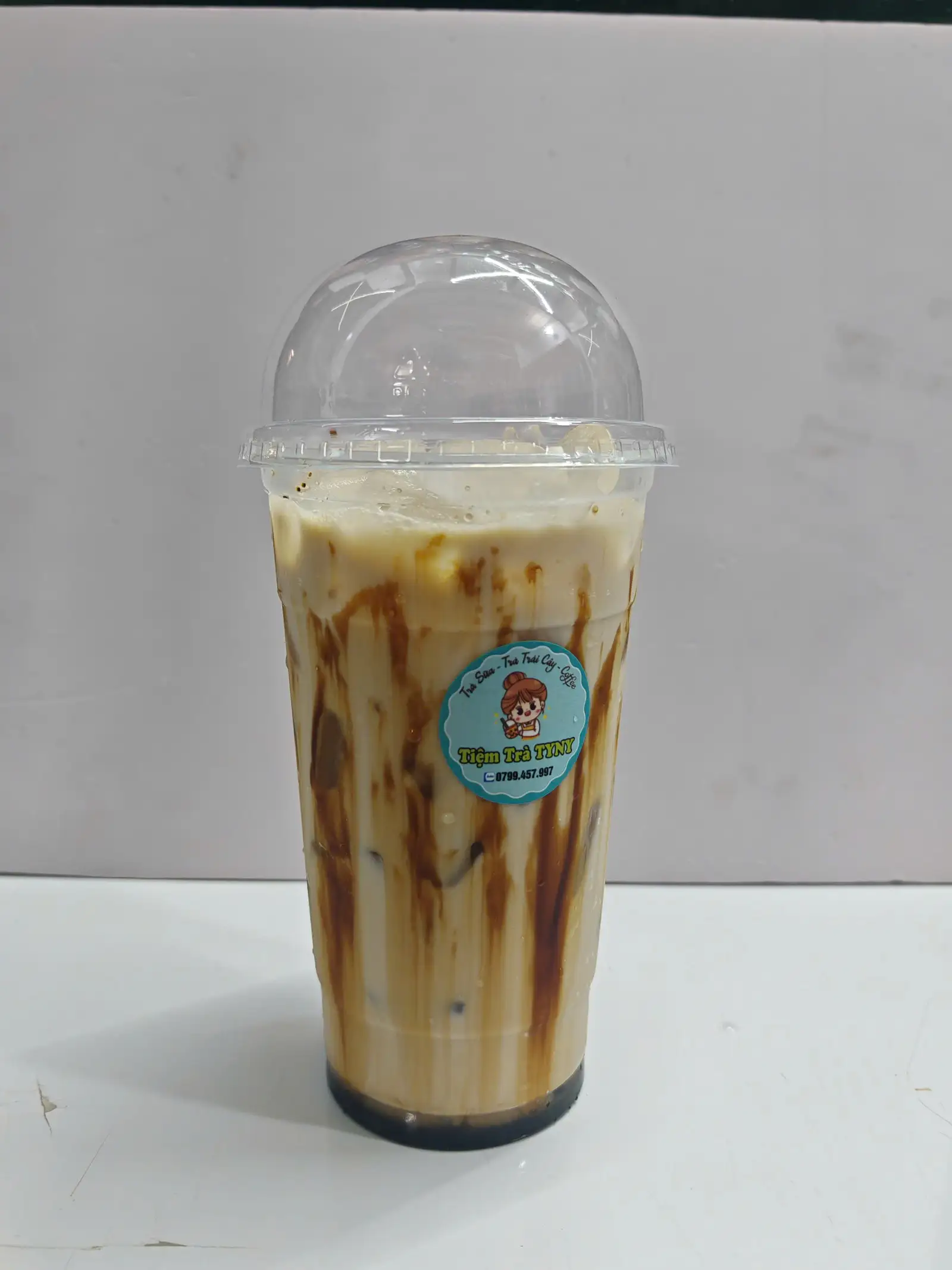 Sữa tươi trân châu đường đen - 28.000 ₫ tại Tiệm Trà Tyny - Matcha Latte - Dương Bá Trạc