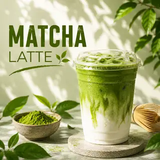 Matcha Latte  - 35.000 ₫ tại Lê Gia - Hồng Trà Tắc & Bánh Tráng Muối Nhuyễn - 3 Tháng 2