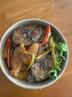 Hình ảnh Bún cá ngừ trộn cay lớn