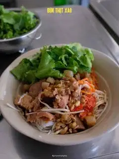 Hình ảnh bún thịt xào bình thuận