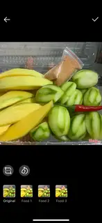 Hình ảnh Xoài Keo + Cóc Thái 500g kèm muối