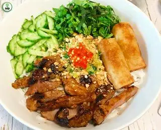 Bún Chả Giò Thịt Nướng Chay - 35.000 ₫ tại Cơm Chay Kiều Vy - Huỳnh Đình Hai