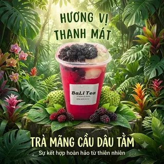 Hình ảnh Trà Mãng Cầu Dâu Tằm 700ml 
