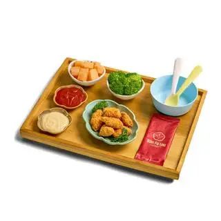 Hình ảnh Set Gà Lắc Phô Mai & Bông Cải Xanh