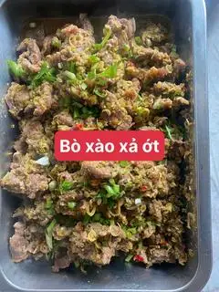 bò xào xả ớt - 36.000 ₫ tại Quán Cơm 92 - Cơm Phần & Cơm Văn Phòng - Hà Huy Giáp