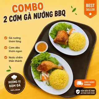 Hình ảnh Combo 2 Cơm Gà Nướng BBQ