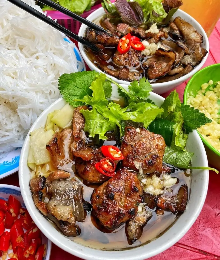 Bún Chả Hà Nội ( PHẦN NHỎ ) - 55.000 ₫ tại Bún Chả Hà Nội Bà Hảo - Hoàng Văn Thụ
