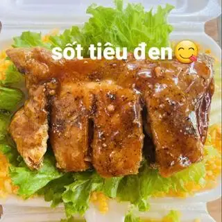 Hình ảnh Cơm ức gà sốt tiêu đen