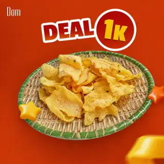 Hình ảnh DEAL SỐC 1K: BÁNH TRÁNG CHIÊN LẮC PHÔ MAI