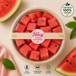 Hình ảnh Dưa Hấu ướp lạnh cắt sẵn