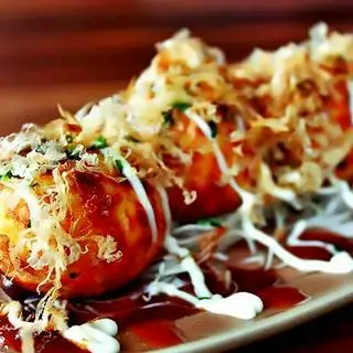 Takoyaki 5pcs - 78.000 ₫ tại Sushi 3 Con Sóc - Đinh Bộ Lĩnh