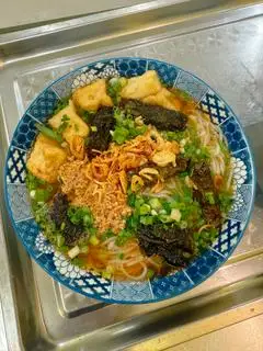 Hình ảnh bún riêu chả lá lốt