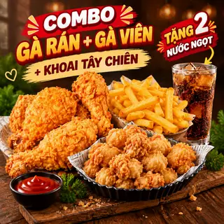 Hình ảnh Combo cho 2 - 3 người (gà viên)