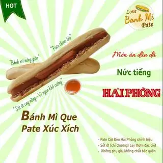 Bánh Mì Que Pate + Xúc xích - 22.000 ₫ tại Hải Phòng Ngon - Xôi, Bánh Mì Pate & Trà Hoa Cúc - Bùi Đình Túy