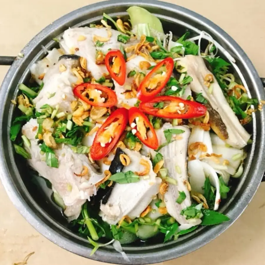 Hình ảnh Lẩu Cá Đuối măng chua 