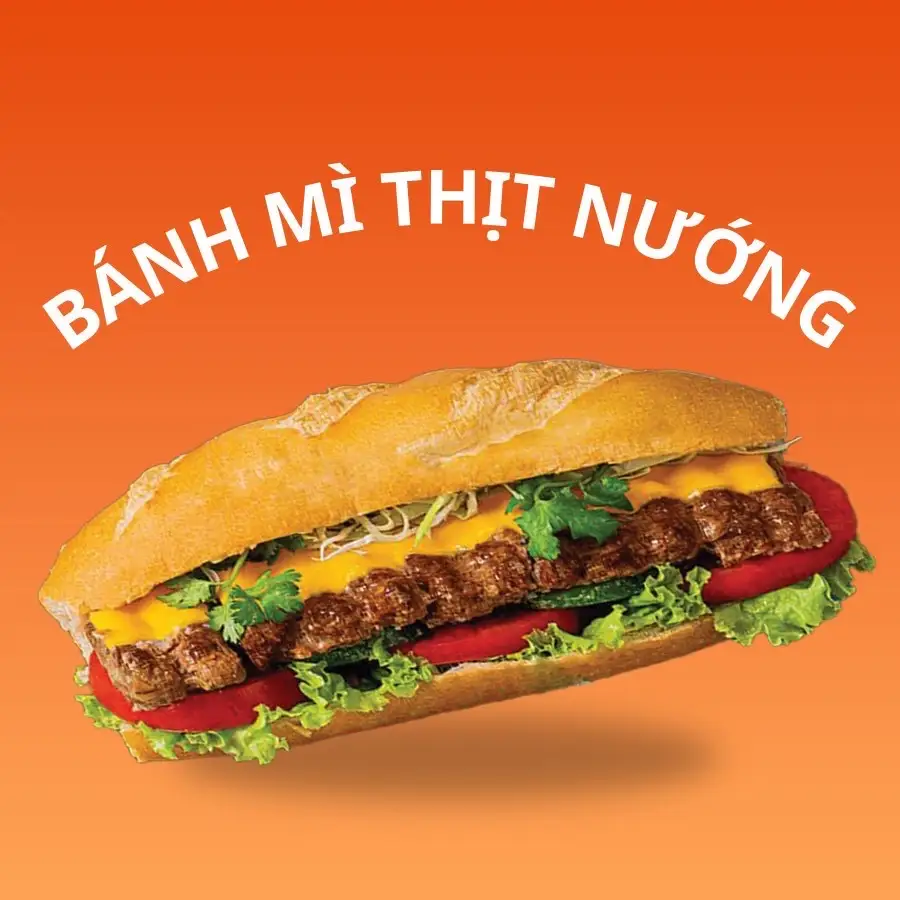 Bánh mì thịt nướng - 69.000 ₫ tại Nàng Tấm - Cơm Tấm - Vinhome Golden River