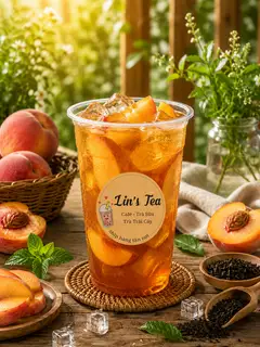 Hình ảnh Trà đào ly 700ml