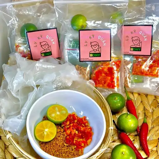 Bánh tráng siêu cay - 16.000 ₫ tại Bánh Tráng Muối Nhuyễn - Tony Ly Kỳ Quán - Võ Thị Sáu