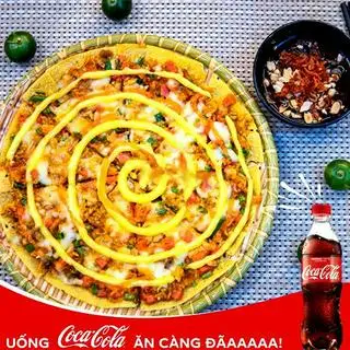 Hình ảnh Bánh tráng nướng Mix - Cocacola