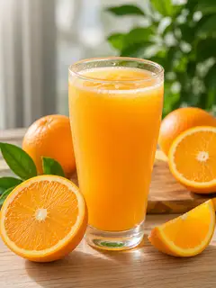 Hình ảnh Nước cam ép nguyên chất