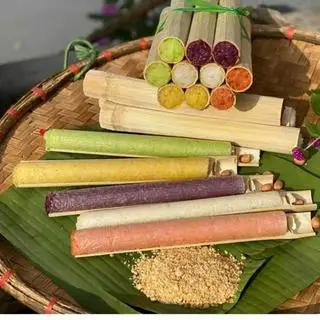 Hình ảnh cơm lam cốt dừa 