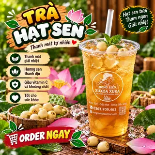 Hình ảnh Trà hạt sen - Ly 700 ml