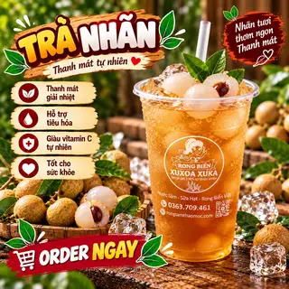 Hình ảnh Trà nhãn - Ly 700 ml