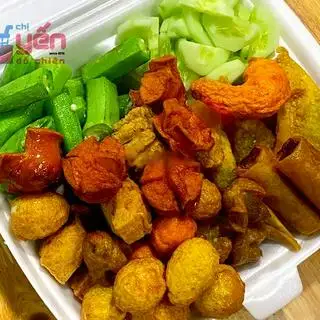 Hình ảnh Combo Đồ Chiên Lớn - Trà Sữa Than Tre