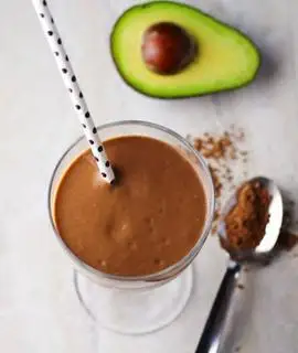 Hình ảnh Sinh tố bơ cacao 