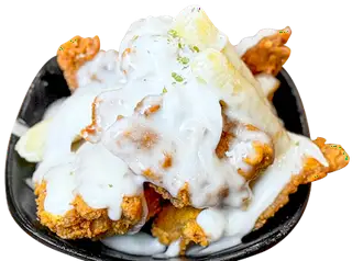 Hình ảnh Gà xốt kem hành