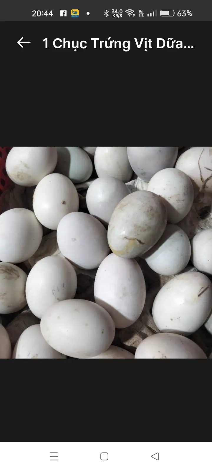 Hình ảnh 5 trứng vịt (dữa đặc,dữa ung ít, tùy theo đợt nhập hàng)) "Chín."Chờ Luộc " Ai biết ăn thì mới mua nhé 