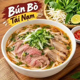 Hình ảnh Bún bò - tái nạm