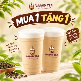 Hình ảnh Mua 1 tặng 1 - Trà Sữa Oolong Đá Xay