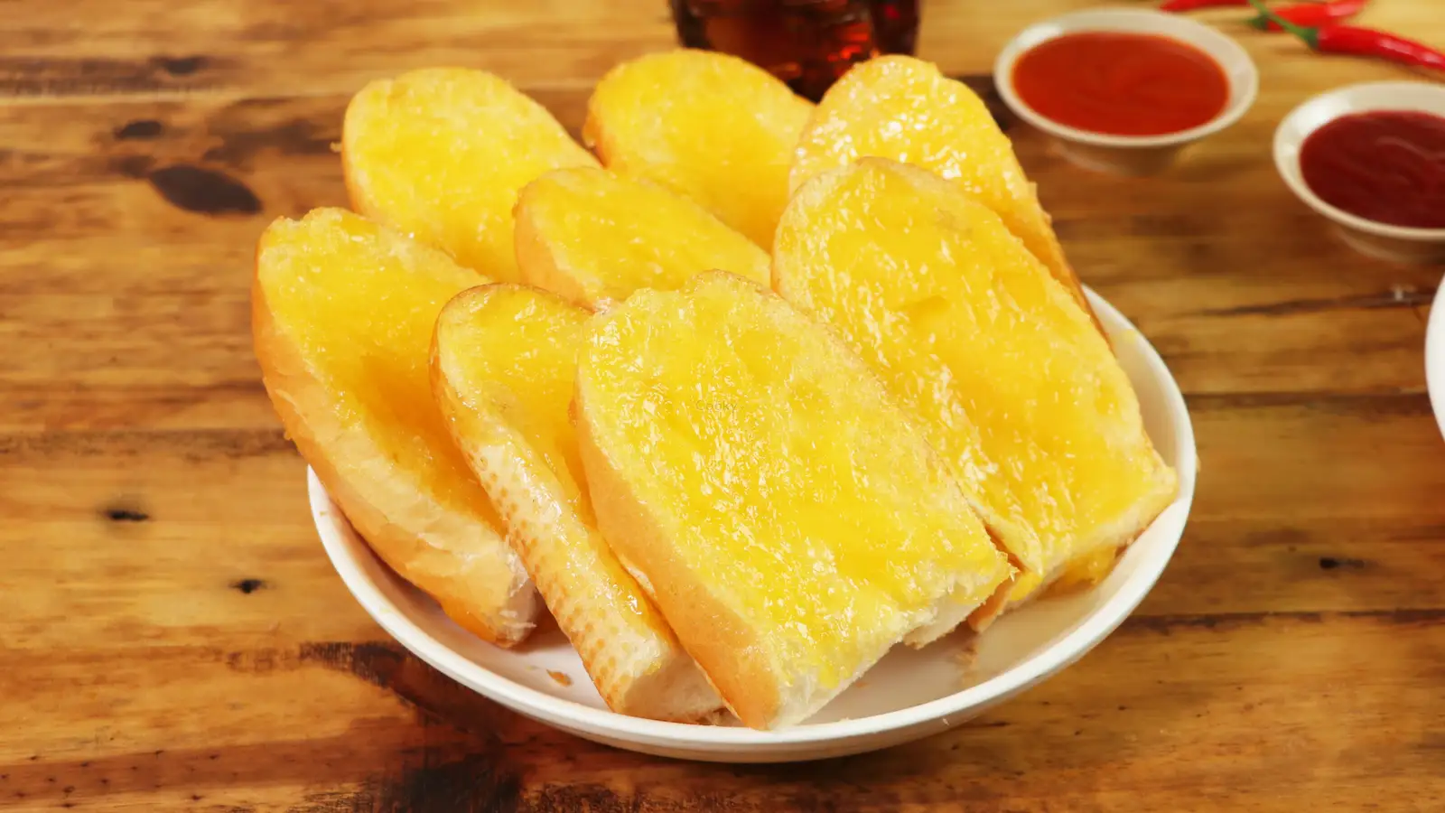 Hình ảnh bánh mì nướng bơ (ổ)