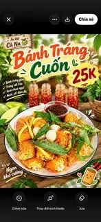 Hình ảnh Bánh tráng cuốn