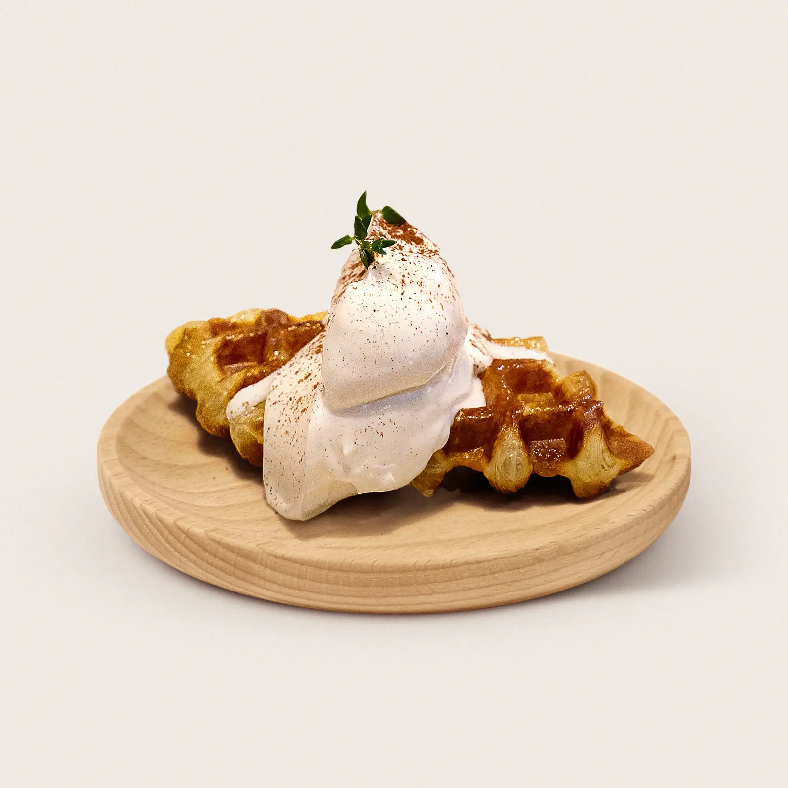 Mini Croffle & Salted Butter Cream - 50.000 ₫ tại Roll More - Cafe & Bakes - Bắc Hải