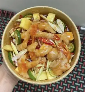 Hình ảnh Chân Gà Sốt Thái 5 chân 